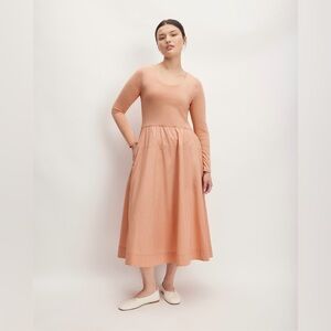Everlane The Long-Sleeve Riviera Dress